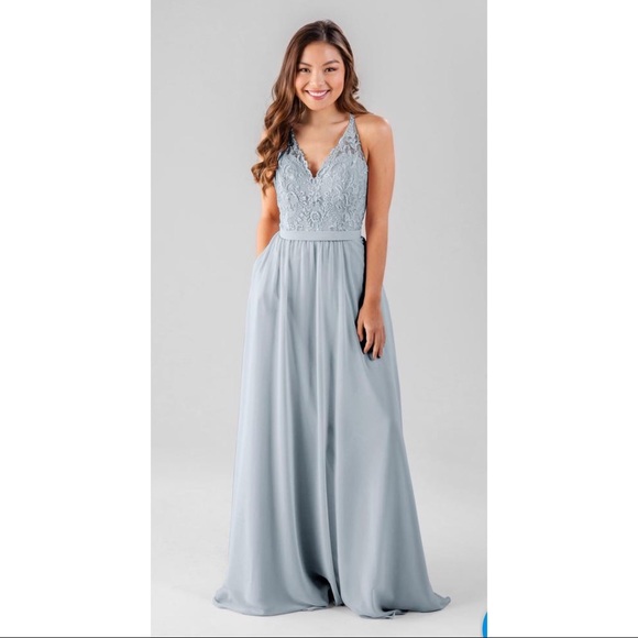 fog bridesmaid dress